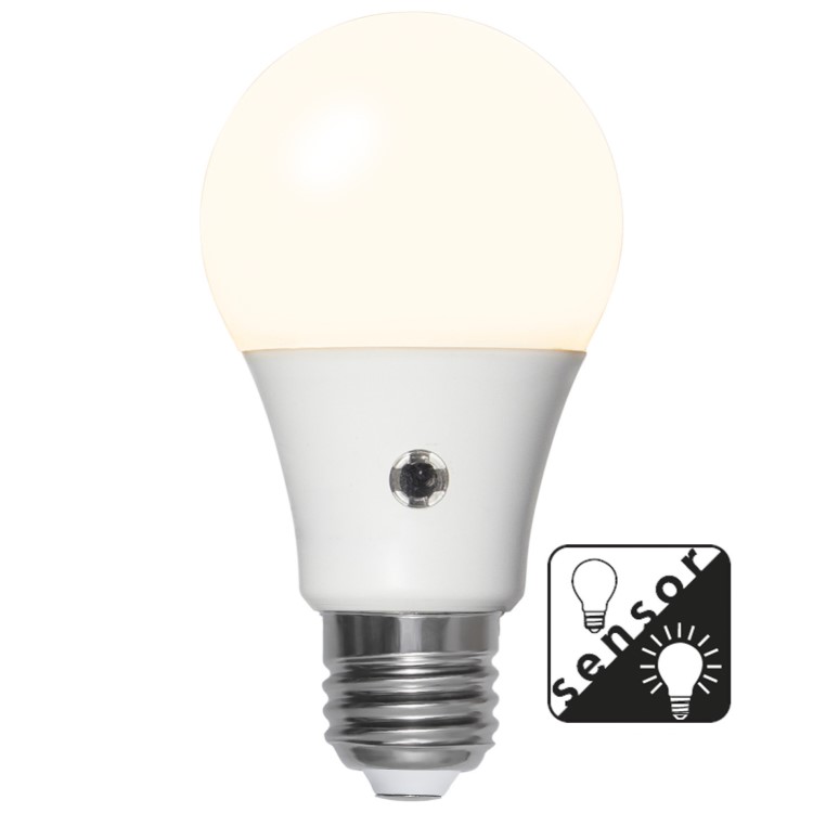 Smart LED med skumringssensor, 10W (60W)