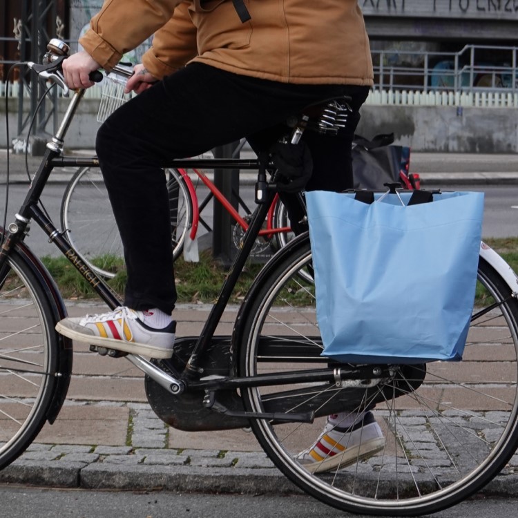 Shoppingveske til sykkelen