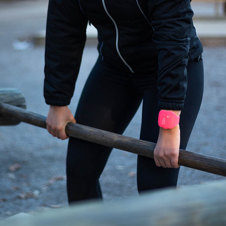 Overfallsalarm justerbart armbånd