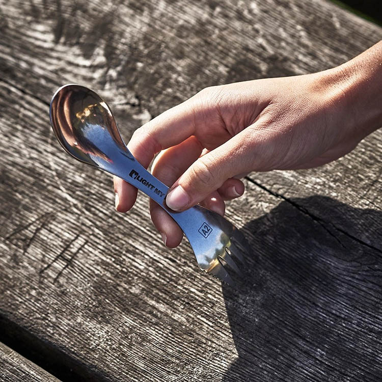 Multibestikk Spork, Rustfritt stål